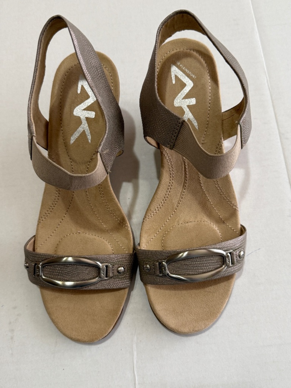 Anne Klein Sport Wedge Sandals size 8.5